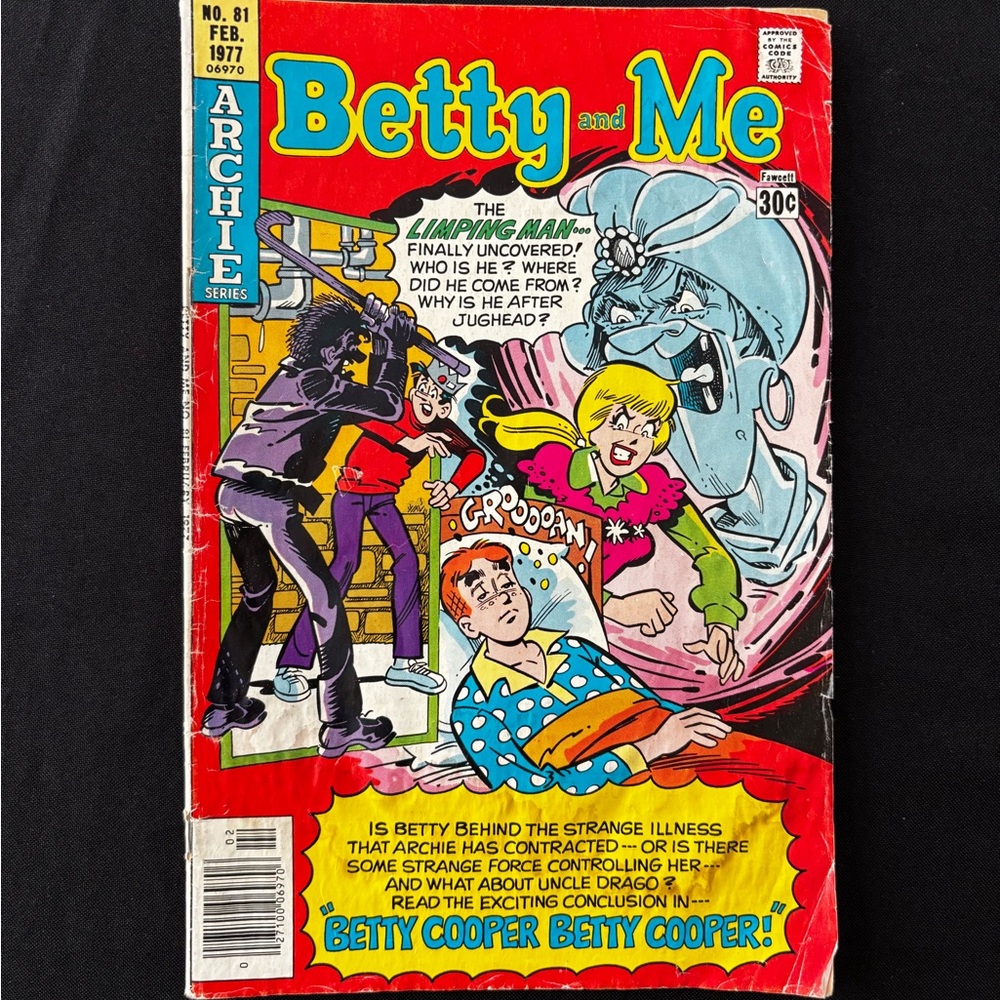 VINTAGE 1977 “Betty and Me” No. 81 Comic Book